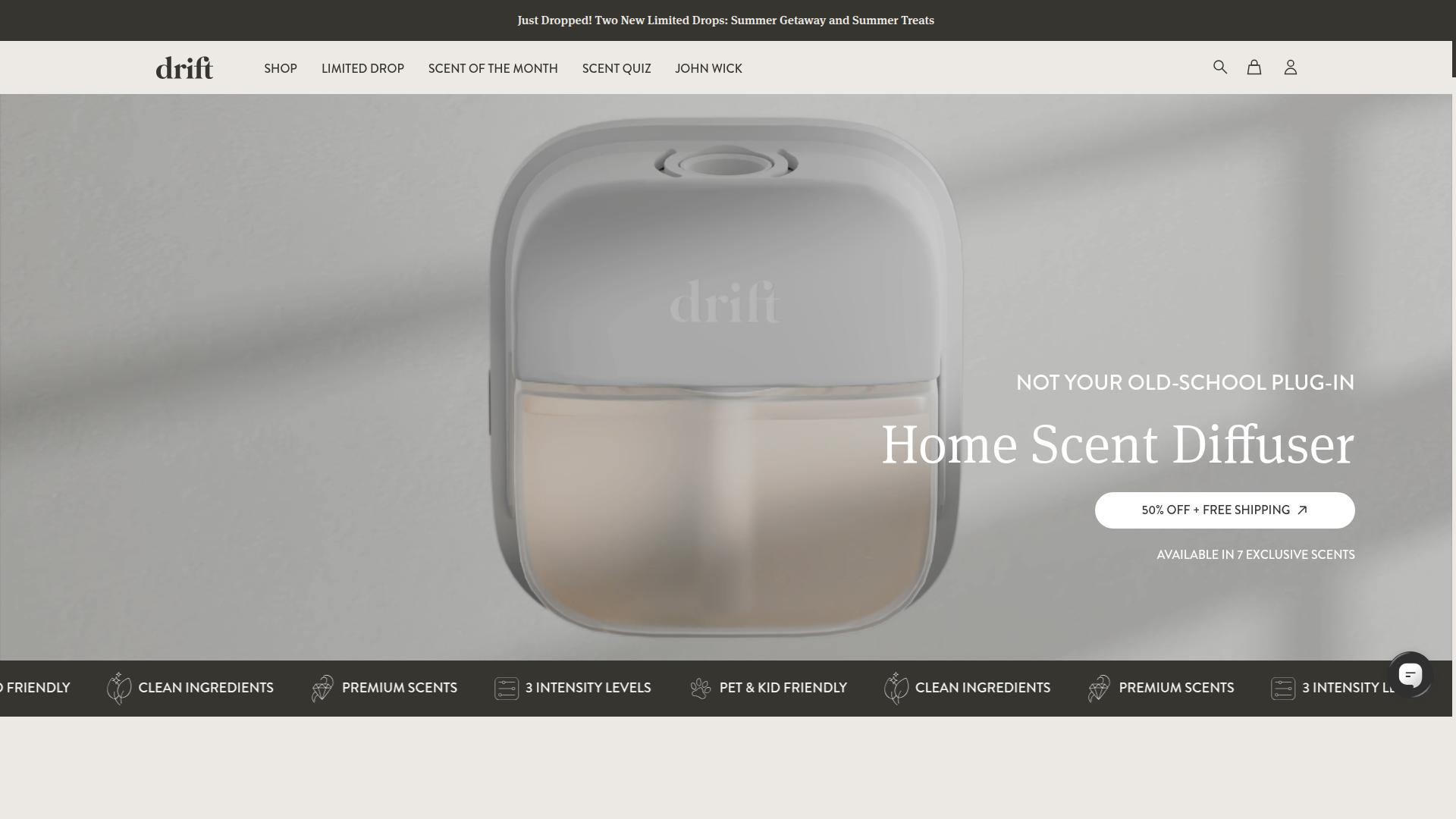 Drift website