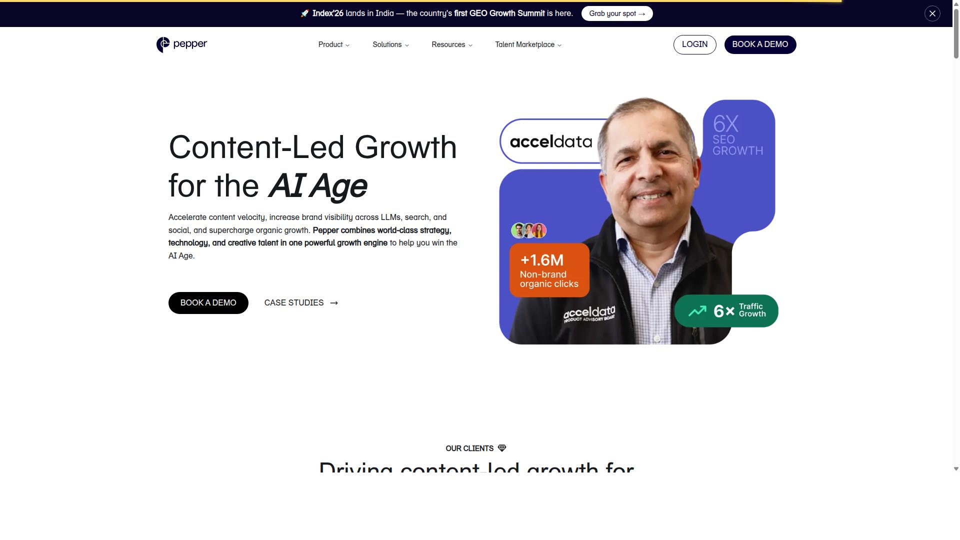 Peppertype.ai website